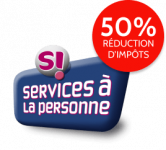 logo service à la personne 50% réduction impôts